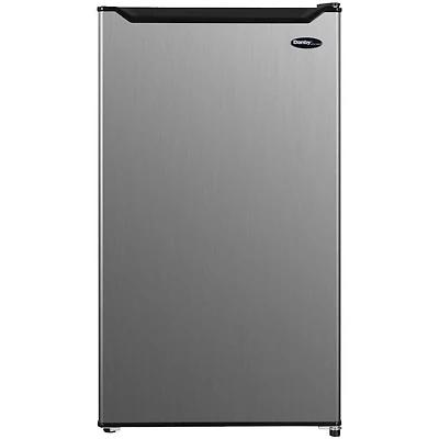 3.2 Cu. Ft. Stainless Compact Refrigerator
