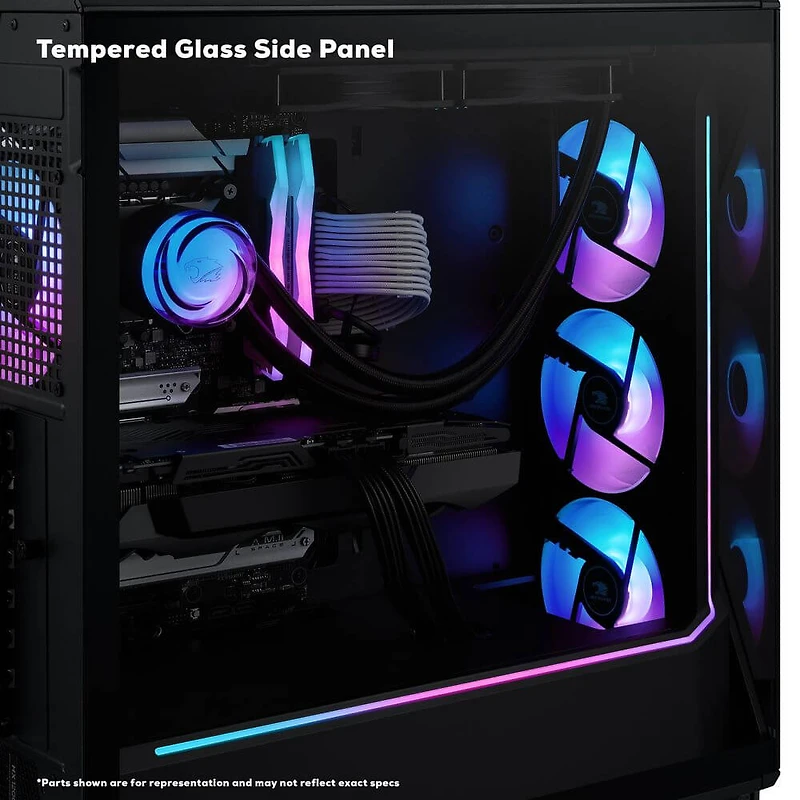 Slate MESH Gaming Desktop - AMD Ryzen 7 8700F - NVIDIA GeForce RTX 5070 - 32GB/1TB SSD