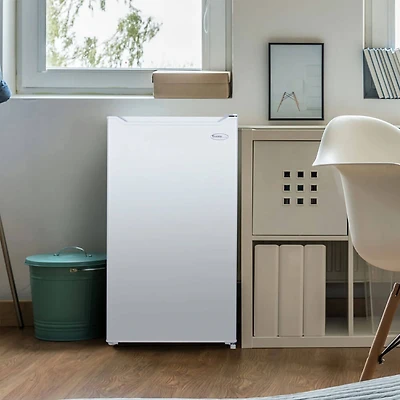 3.2 Cu. Ft. White Compact Refrigerator