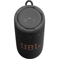 Grip Portable Bluetooth Speaker with Ambient Light - Black