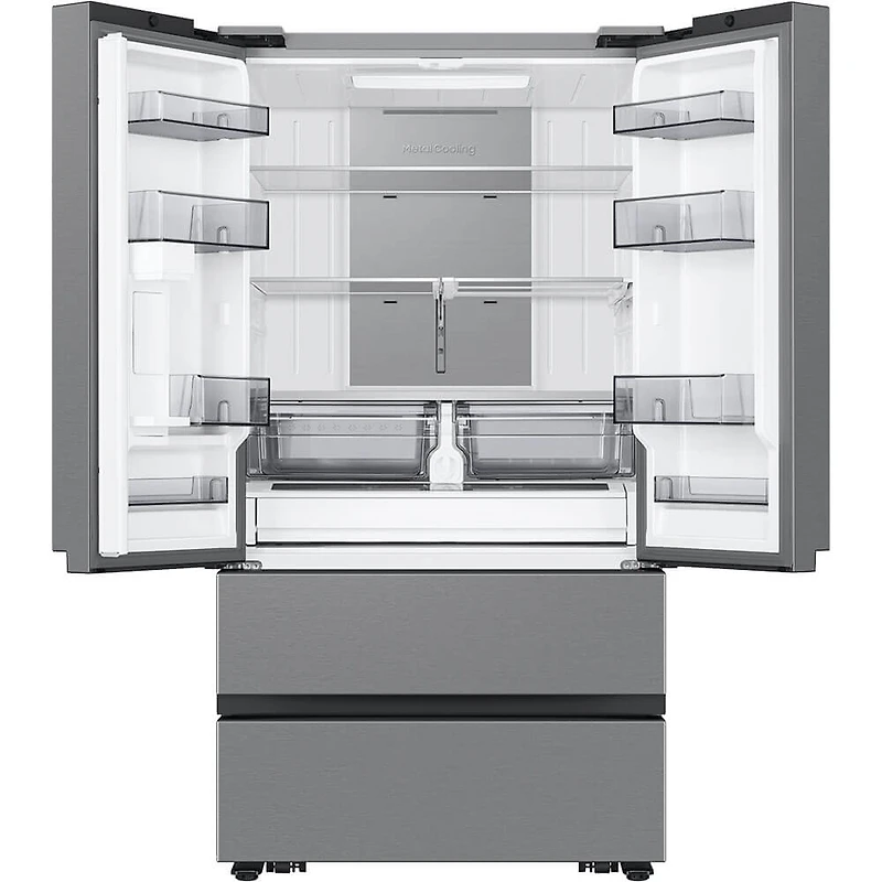 31 Cu. Ft. Dual Ice Maker Stainless 4-Door French Door Smart Refrigerator - OPEN BOX