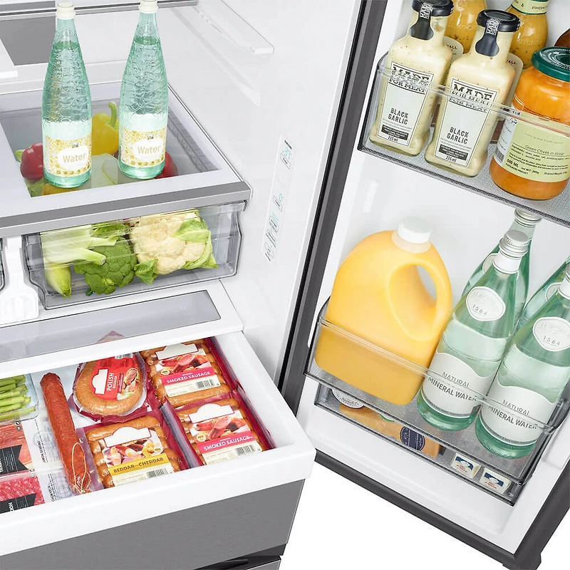 31 Cu. Ft. Dual Ice Maker Stainless 4-Door French Door Smart Refrigerator - OPEN BOX