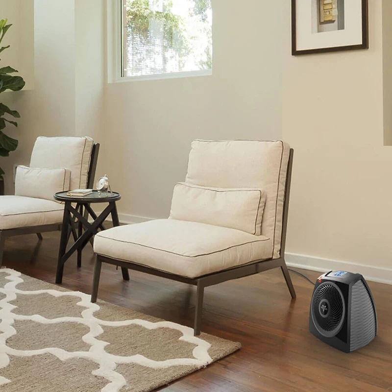 Whole Room Heater with Auto Climate - Black