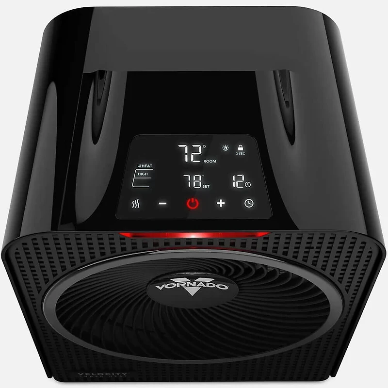 Velocity 5+ Whole Room Space Heater with Auto Climate - Black