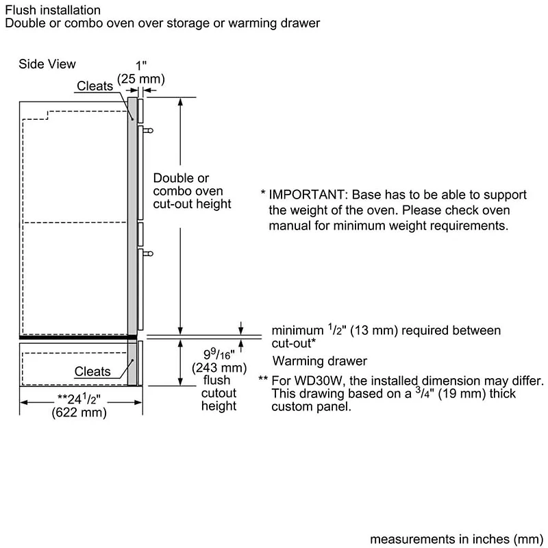 30 inch Stainless Convection Smart Wall Oven