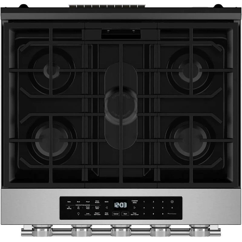 5 Cu. Ft. Stainless Slide-In Smart Gas Range