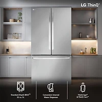 32 Cu. Ft. Stainless French Door Smart Refrigerator