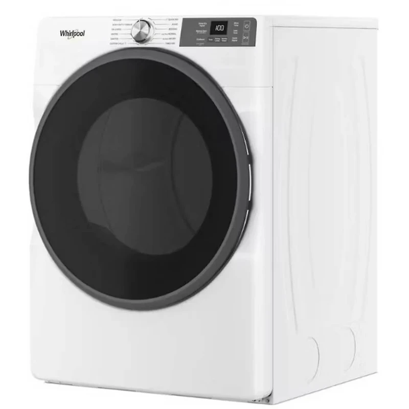 7.4 Cu. Ft. White Front Load Smart Electric Dryer