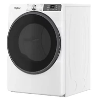 7.4 Cu. Ft. White Front Load Smart Electric Dryer