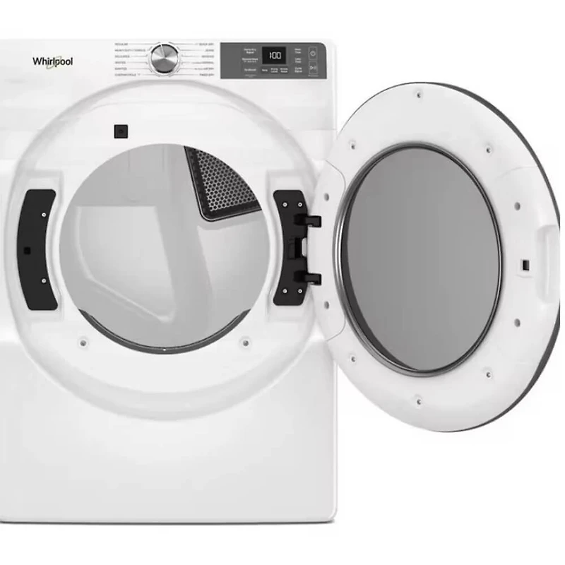 7.4 Cu. Ft. White Front Load Smart Electric Dryer