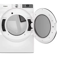 7.4 Cu. Ft. White Front Load Smart Electric Dryer