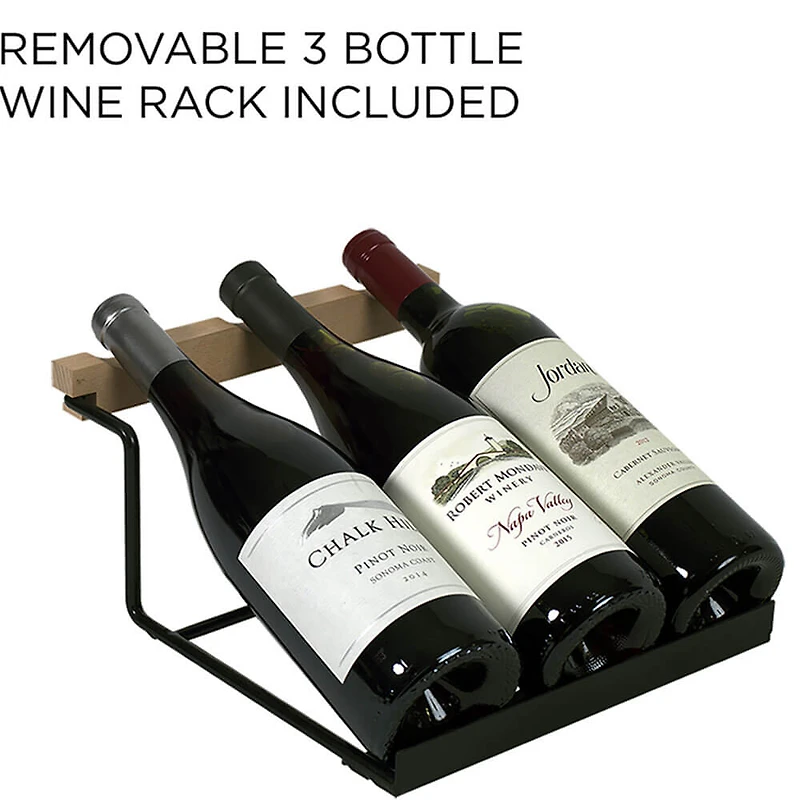 5.7 Cu. Ft. Black Stainless Flush Undercounter Beverage Center