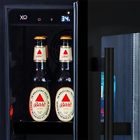 5.7 Cu. Ft. Black Stainless Flush Undercounter Beverage Center