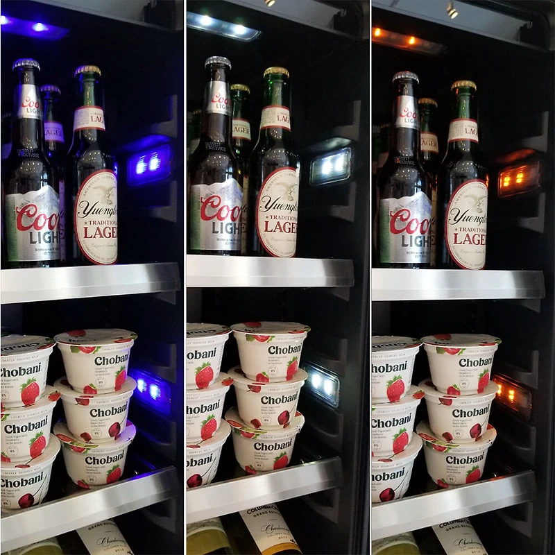 5.7 Cu. Ft. Black Stainless Flush Undercounter Beverage Center