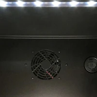 5.7 Cu. Ft. Black Stainless Flush Undercounter Beverage Center