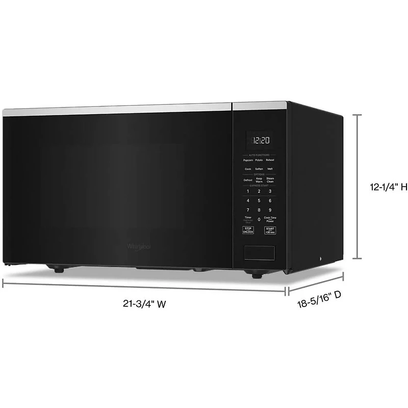 1.6 Cu. Ft. Fingerprint Resistant Stainless Countertop Microwave