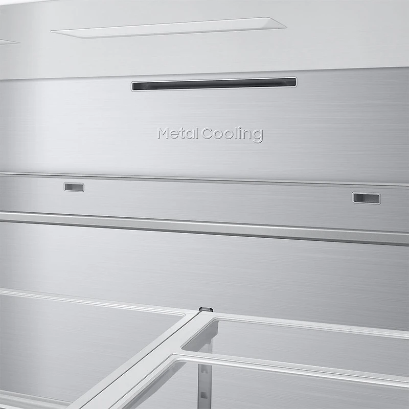 23 Cu. Ft. Charcoal Glass/Stainless 4-Door French Door Counter Depth Smart Refrigerator