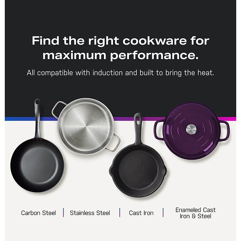 5.3 Cu. Ft. Stainless Slide-In Induction and Convection Range