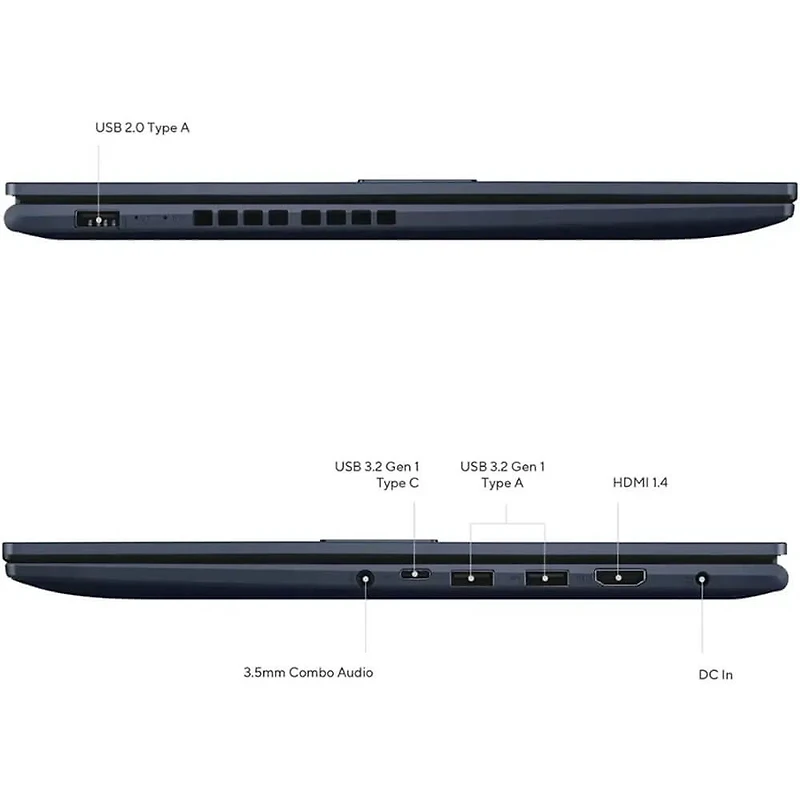 15.6 inch Vivobook 15 Touchscreen Laptop - Intel Core-i7 1355U - 16GB/1TB - Quiet Blue