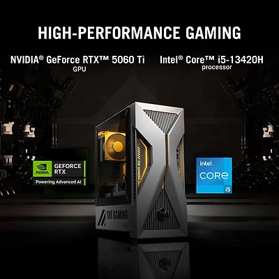 TUF Gaming T500 Gaming Desktop - Intel Core i5-13420H - NVIDIA GeForce RTX 5060 Ti - 16GB/1TB