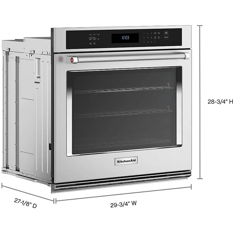 5 Cu. Ft. Stainless Single Electric Wall Oven