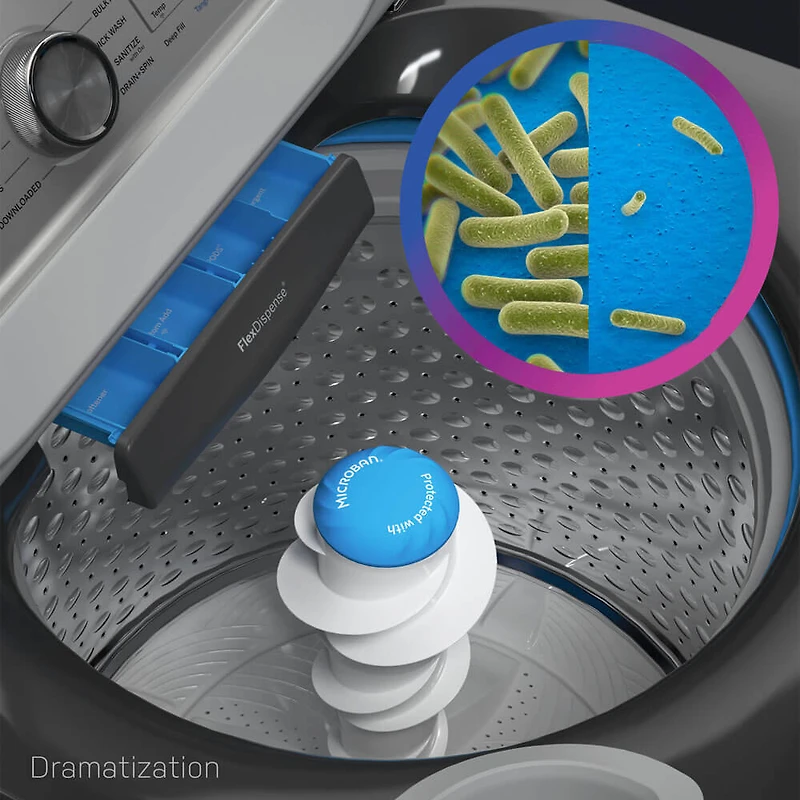 5.3 Cu. Ft. White Top Load Smart Washer