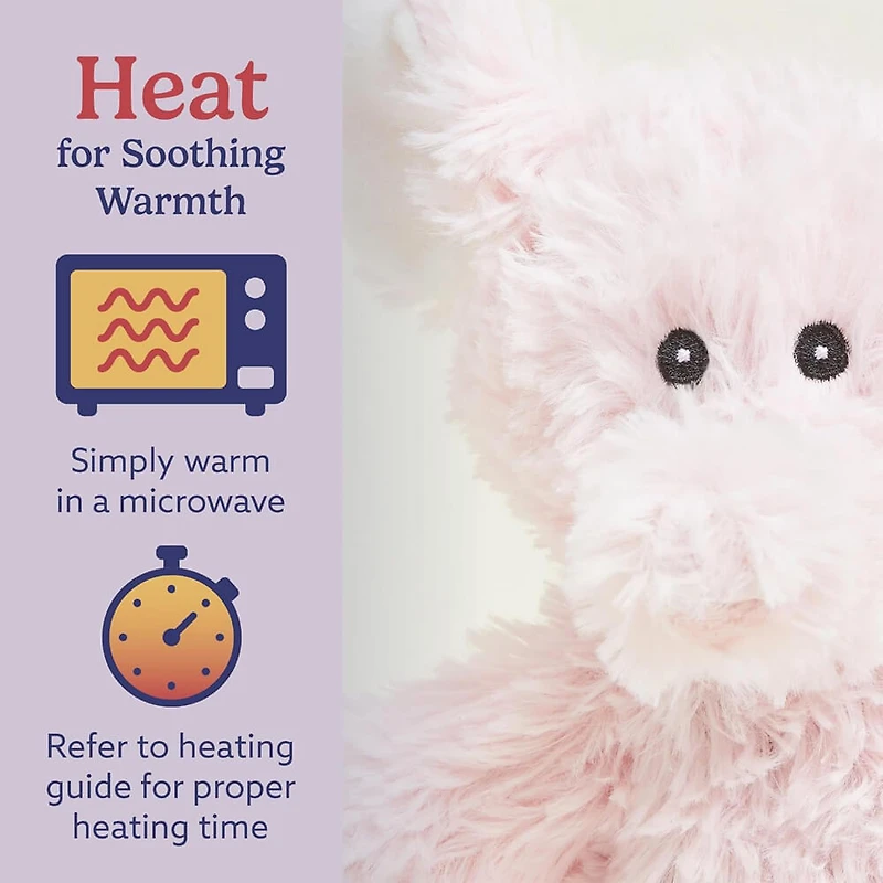 Microwavable French Lavender Scented Plush Pink Elephant