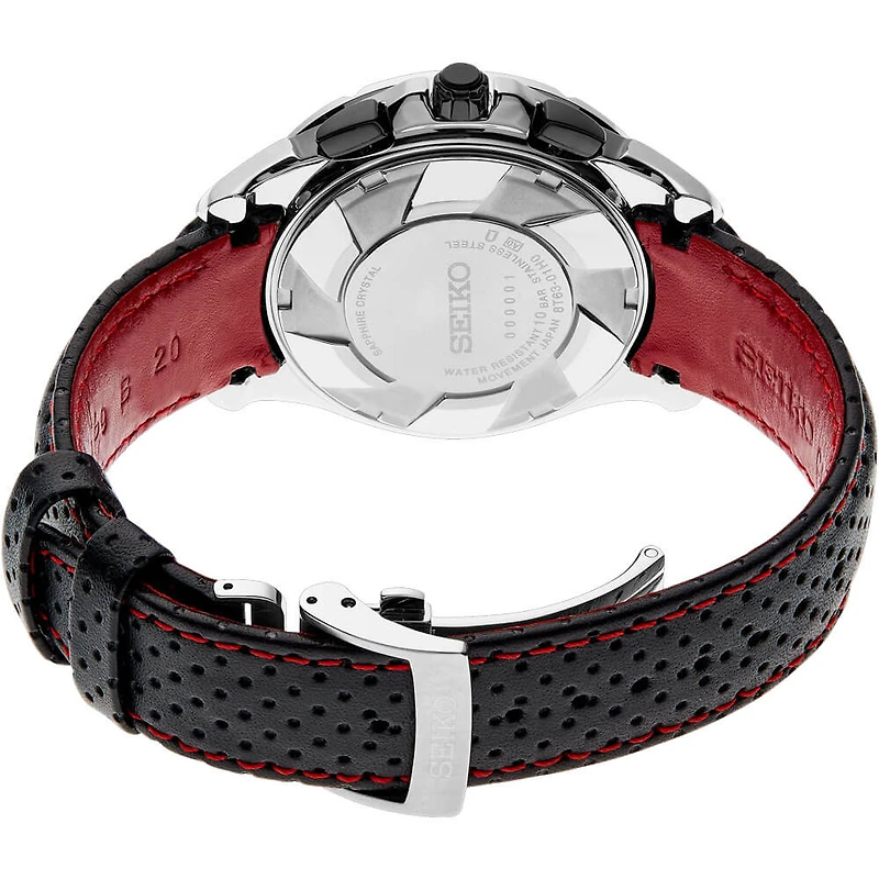 Coutura Collection Chronograph Quartz Watch - Black/Red