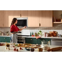 1.1 Cu. Ft. PrintShield Stainless Over-the-Range Smart Microwave