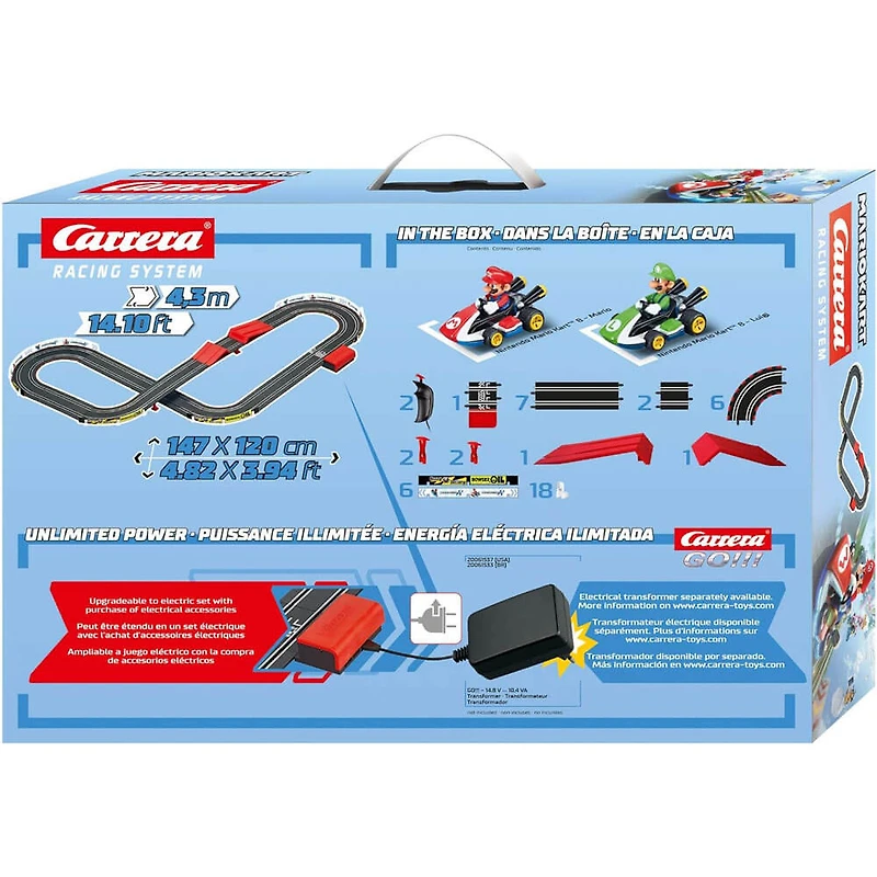 GO Mario Kart Slot Car Racing Set