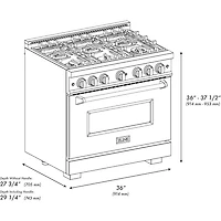 5.2 Cu. Ft. Autograph Edition Stainless and Bronze Freestanding Convection Gas Range