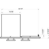 36 inch Stainless Steel Door and Drawer Combo for Outdoor Kitchens