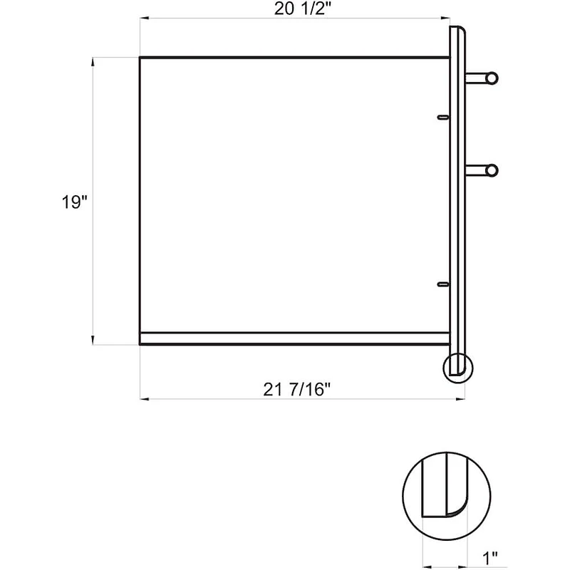 36 inch Stainless Steel Door and Drawer Combo for Outdoor Kitchens