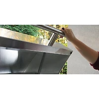 Pro-Grade Stainless 3 Burner Built-In Natural Gas Grill with Rotisserie Burner