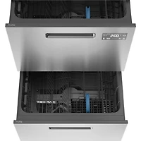 45 dBA Stainless Front Control Double Drawer Smart Dishwasher