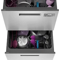 45 dBA Stainless Front Control Double Drawer Smart Dishwasher