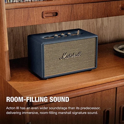 Acton III Bluetooth Speaker - Midnight Blue