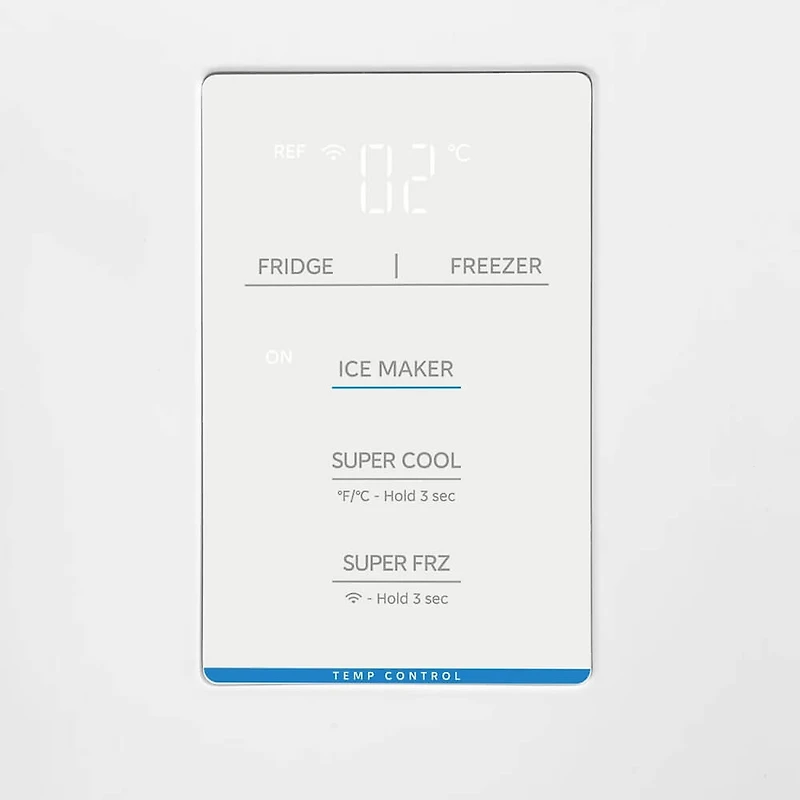23 Cu. Ft. Stainless Counter-Depth Bottom Freezer Smart Refrigerator