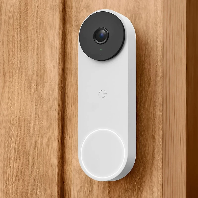 2K Wired Video Doorbell (Wired, 3rd Gen) - Snow