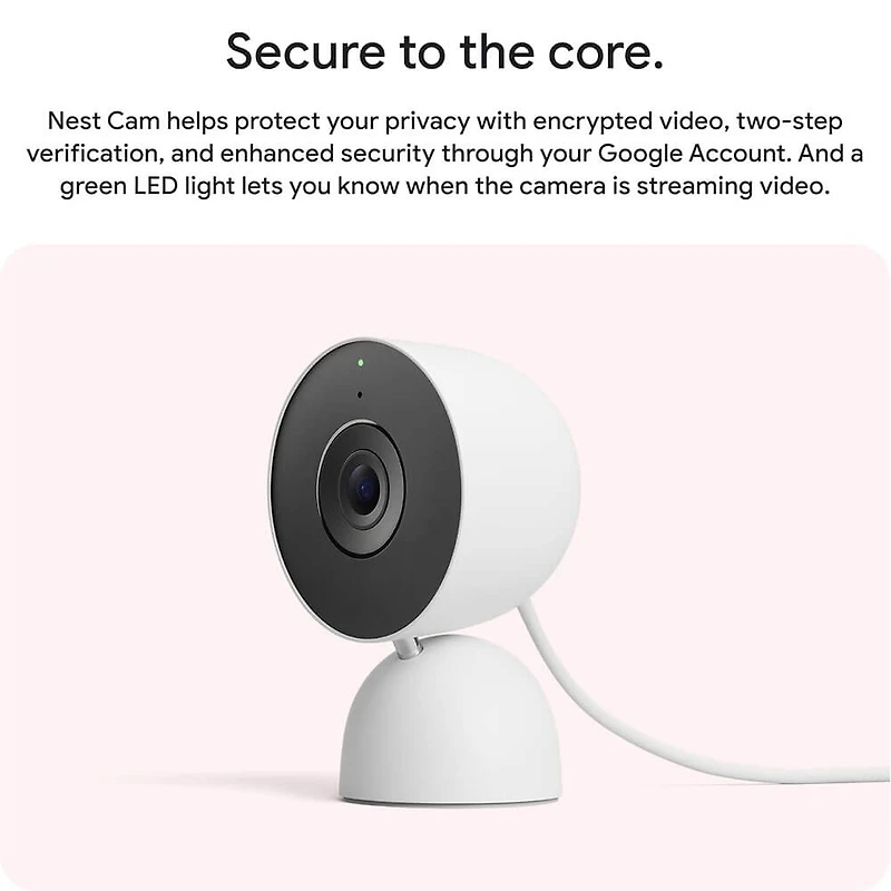 2K HDR Indoor Security Camera (Wired, 3rd Gen) - Snow