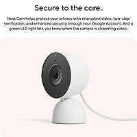 2K HDR Indoor Security Camera (Wired, 3rd Gen) - Snow