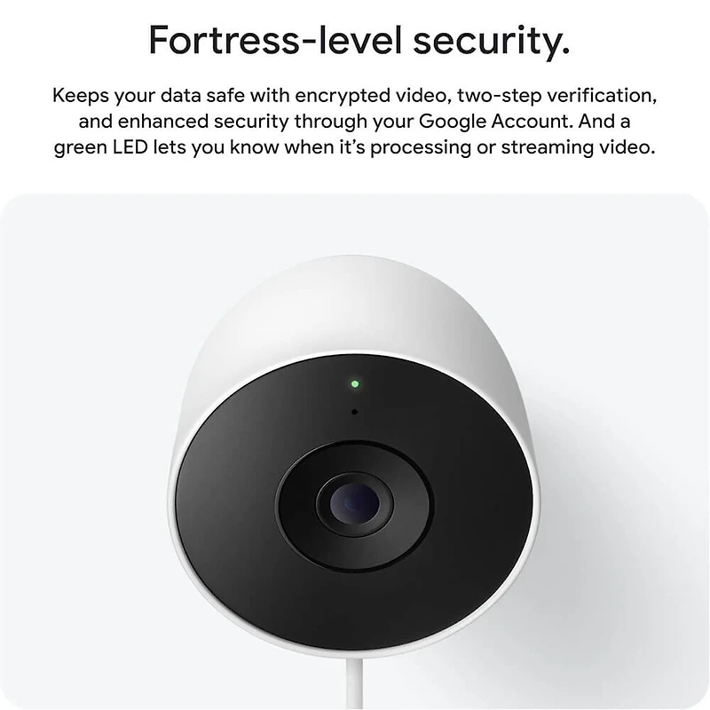 2K HDR Outdoor Security Camera (Wired, 2nd Gen) - Snow