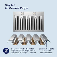 30 inch Matte Black PRO Convertible Wall Mount Range Hood