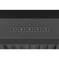 30 inch Matte Black PRO Convertible Wall Mount Range Hood