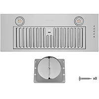30 inch Stainless Convertible Under Cabinet Range Hood Insert