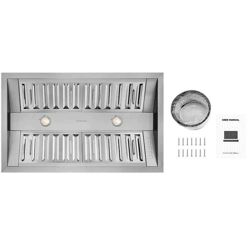 inch Stainless Convertible Undercabinet Range Hood Insert
