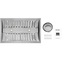 inch Stainless Convertible Undercabinet Range Hood Insert