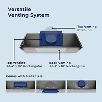 30 inch Stainless Under Cabinet Convertible Range Hood