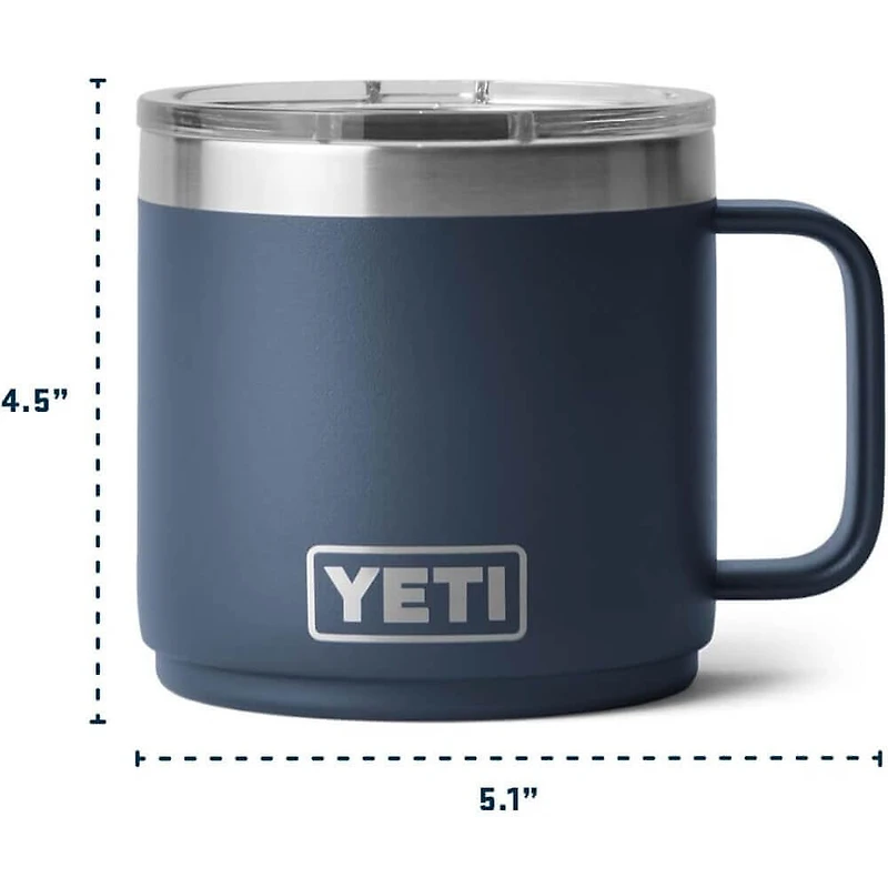 14 oz. DuraSip Ceramic Lined Rambler Stackable Mug - Ridgeline