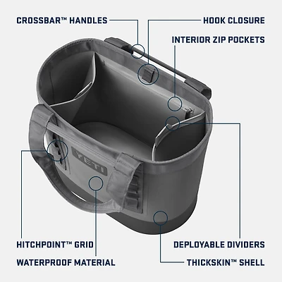 Camino 35 Carryall Tote Bag - Fog Gray/Blue